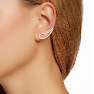 Pair 18K Gold Ear Cuffs - LIKE NEW